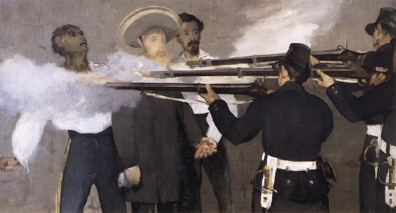 Edouard Manet Details of The Execution of Maximilian